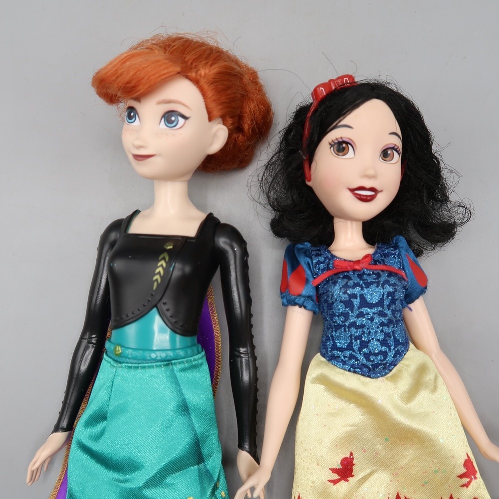 Disney Barbie Doll Frozen Anna & Snow White‎ 11 in Princess Lot